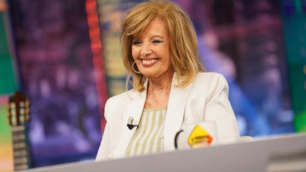 María Teresa Campos durante su visita a 'El Hormiguero'.