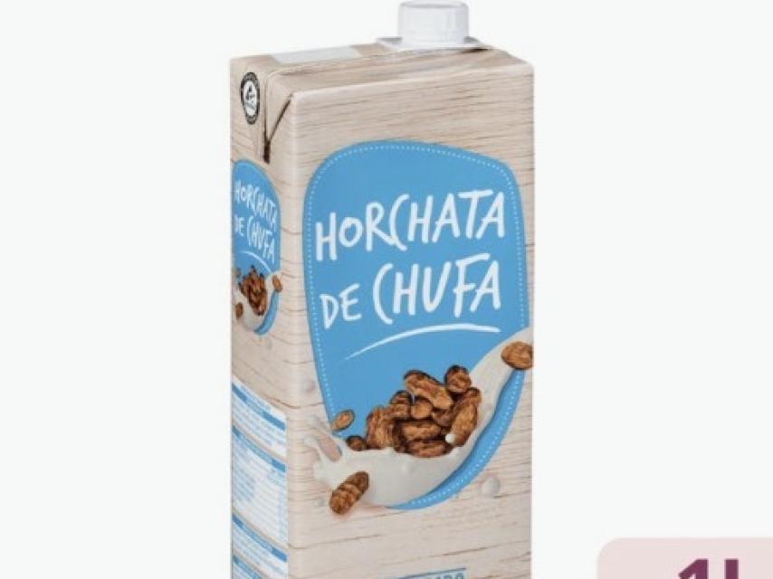 Horchata Hacendado.