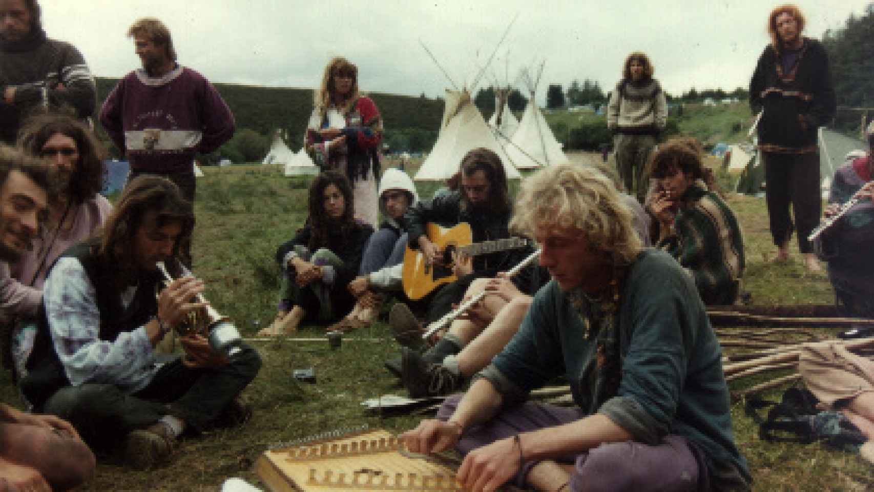 Encuentro de la Familia Arcoíris en Irlanda, en 1993.