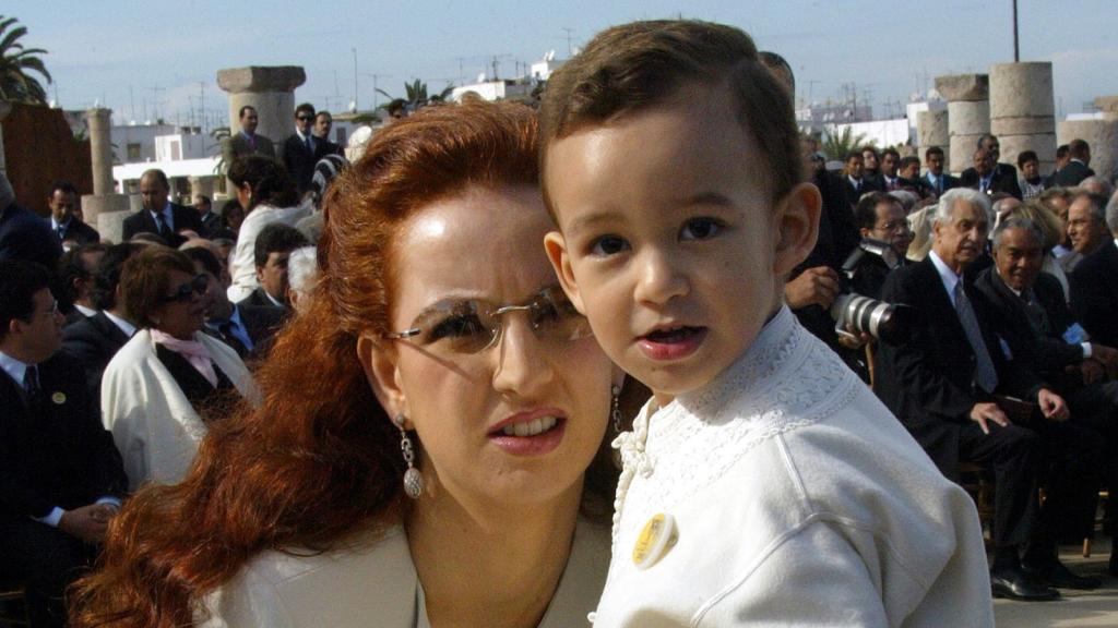 Moulay Hassan y Lalla Salma, en una imagen de archivo.