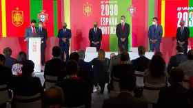 Acto de presentación de la candidatura del Mundial 2030 entre España y Portugal
