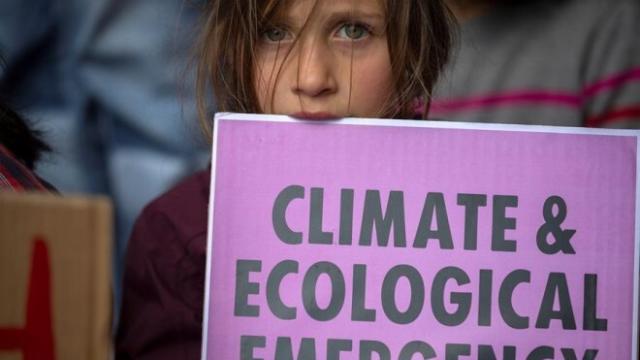 Protesta de Extinction Rebellion en Ciudad del Cabo, Sudáfrica.