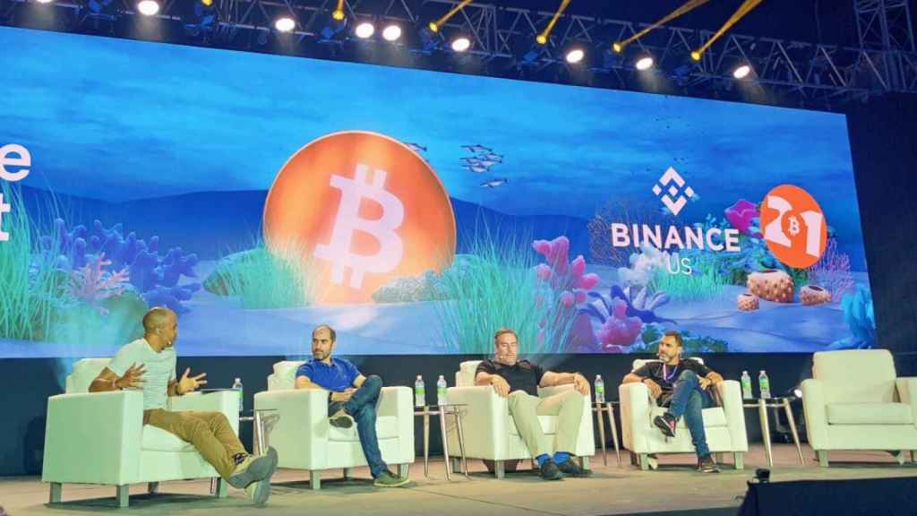 Una de las sesiones de la Bitcoin Conference, celebrada esta semana en Miami. Foto: RJC