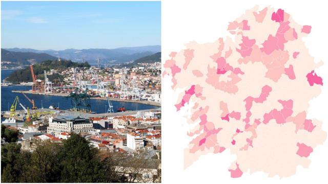 Covid: Los pueblos y ciudades más afectados de Galicia