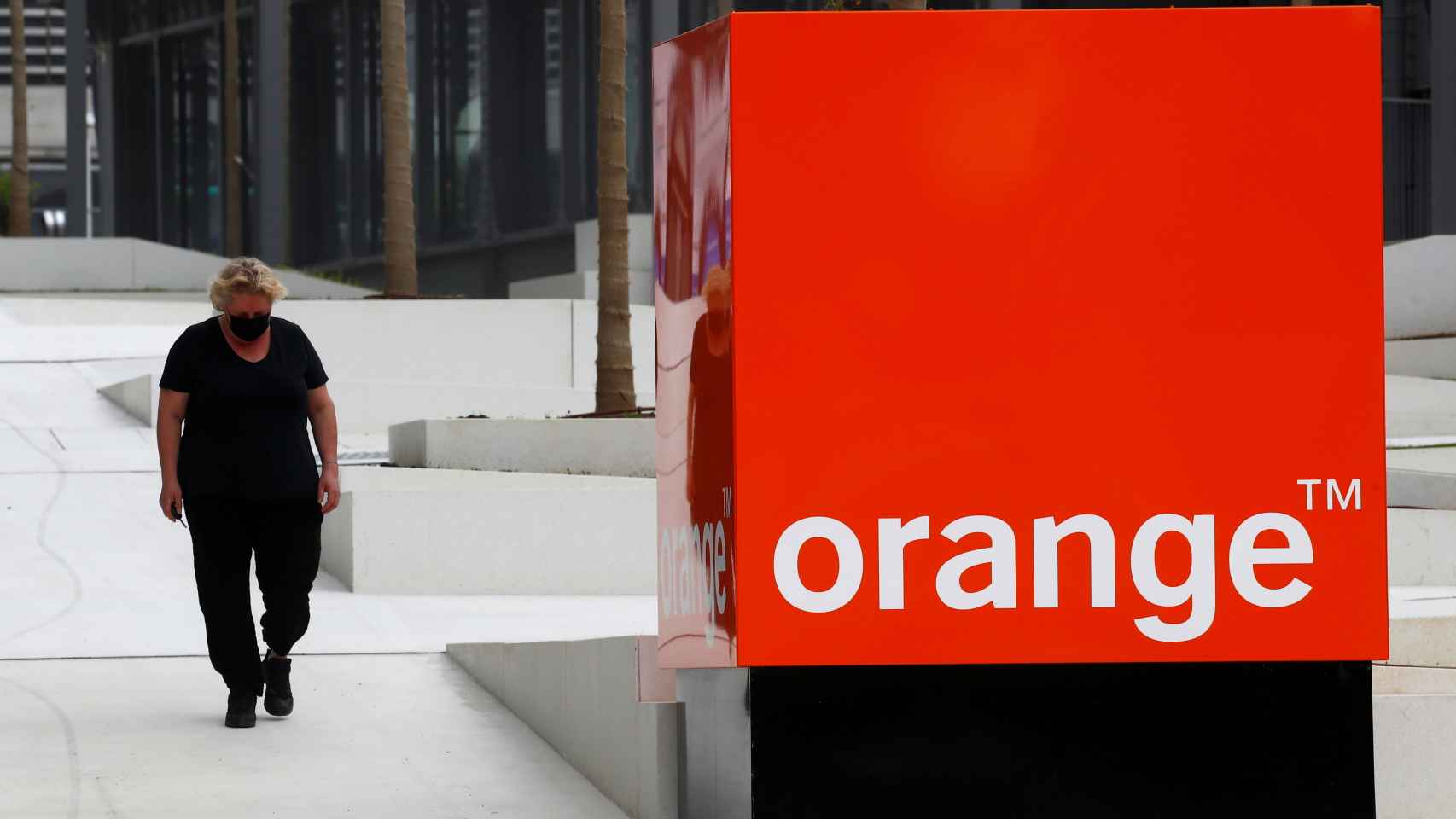 Logo de Orange en una imagen de archivo.