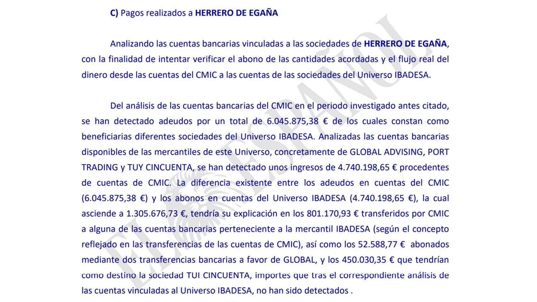 Las empresas de Herrero de Egaña ingresaron al menos 4,7 millones por el mercado construido en Angola.
