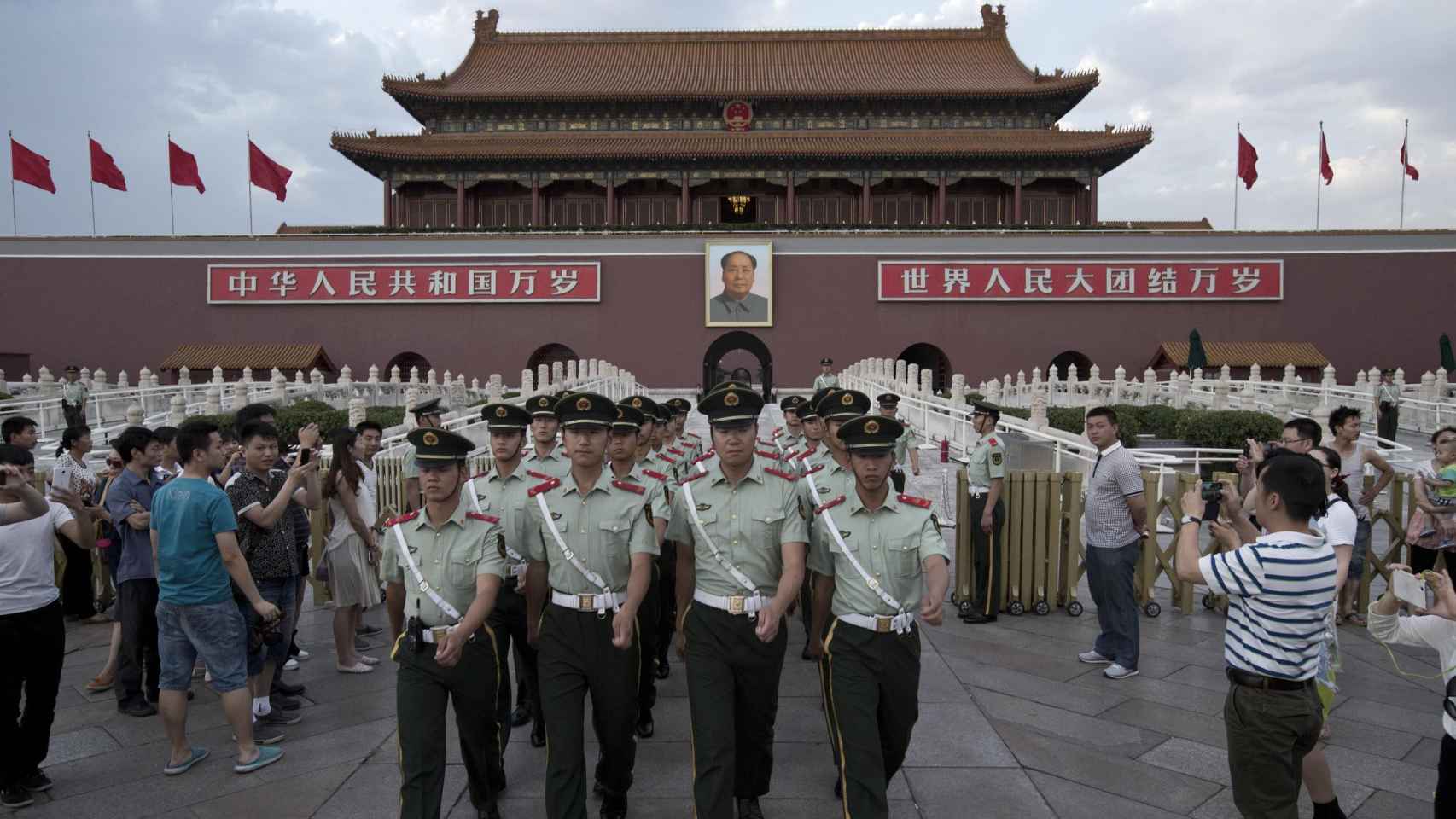 Tiananmén en 1989.