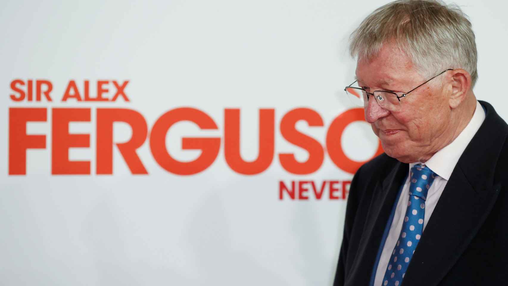 Sir Alex Ferguson en la presentación de su documental