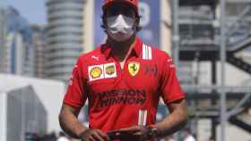Carlos Sainz en el Gran Premio de Bakú