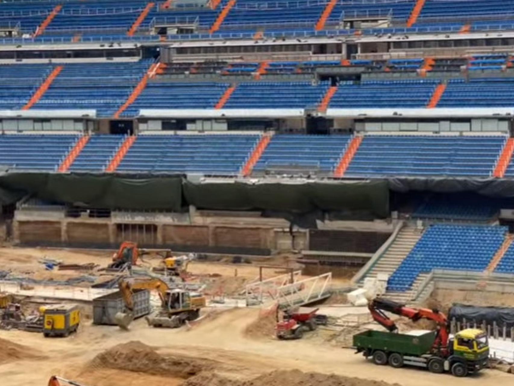 Vídeo: Obras Santiago Bernabéu: el sorprendente estado del interior con el  césped de protagonista