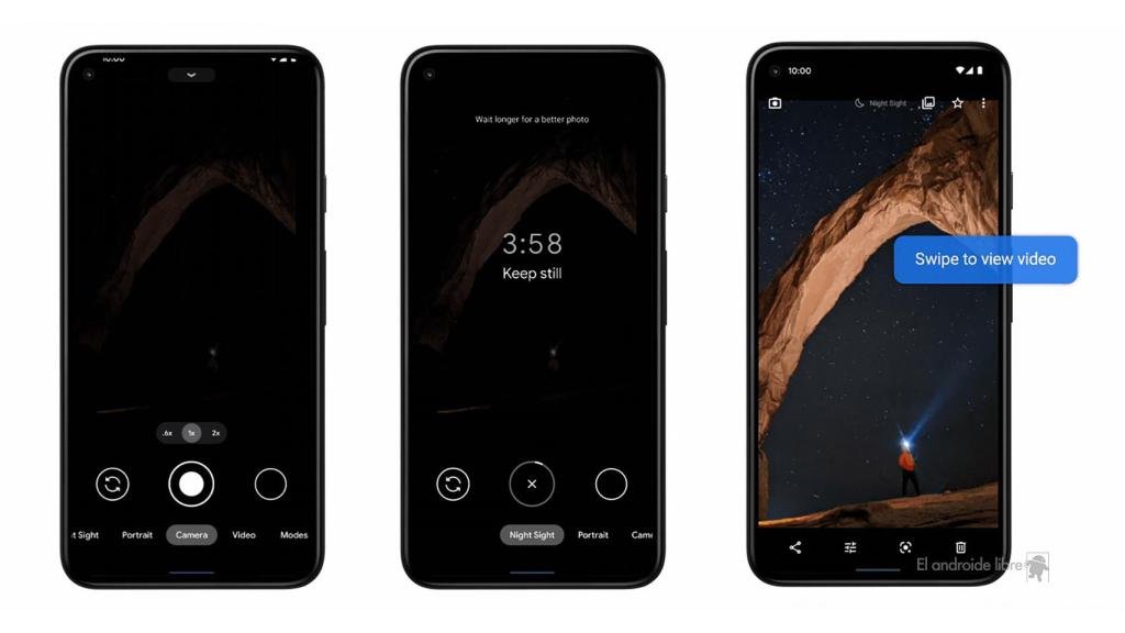 Vídeos Night Sight en el Google Pixel