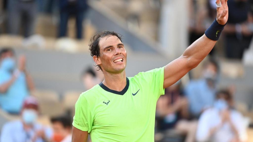 Nadal, tras pasar a los cuartos de final de Roland Garros.