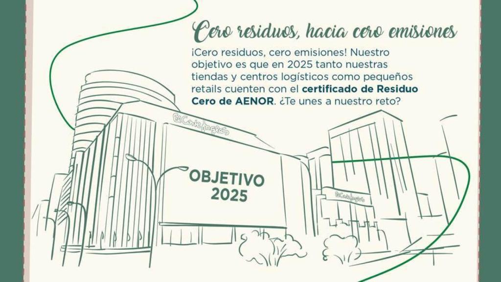 El Corte Inglés refuerza su apuesta por la sostenibilidad con proyectos medioambientales y economía circular