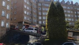 Evacuada por inhalación de humo tras un incendio en una vivienda de Culleredo (A Coruña)