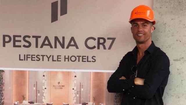 El jugador Cristiano Ronaldo, en uno de sus hoteles Pestana CR7.