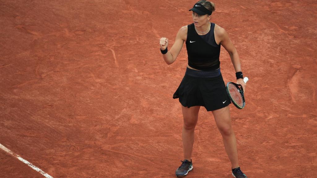 Badosa, en un partido en esta edición de Roland Garros.