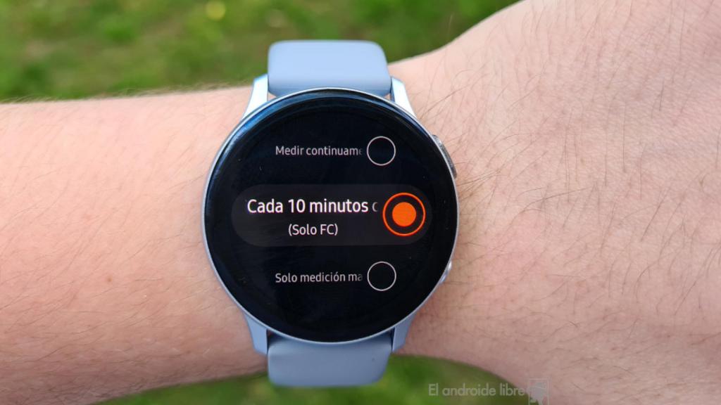 Galaxy Watch medicion ritmo cardiaco