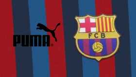 La camiseta del Barça filtrada para la 2022/2023 y el logo de Puma en un fotomontaje