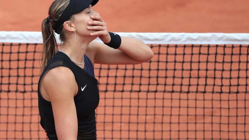 Badosa, tras pasar a los cuartos de final de Roland Garros.