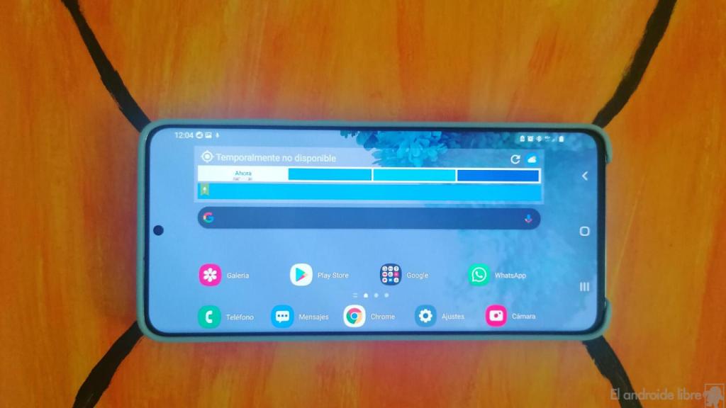 Cómo ver la pantalla de inicio de tu móvil Samsung en modo horizontal