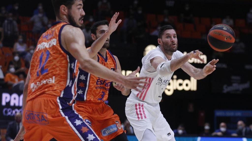 Rudy Fernández en el Valencia - Real Madrid de Liga Endesa