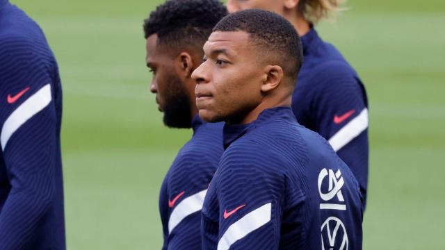 Kylian Mbappé, con la selección de Francia