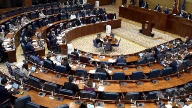 Fotografía de la Asamblea de Madrid. EP