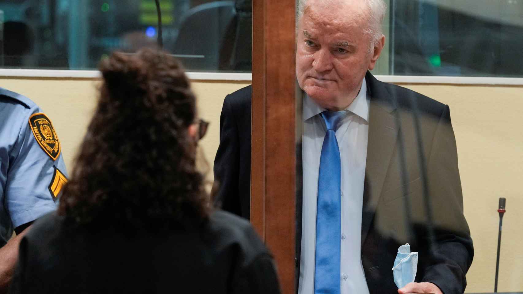 Ratko Mladic, en el Tribunal Penal Internacional de La Haya.