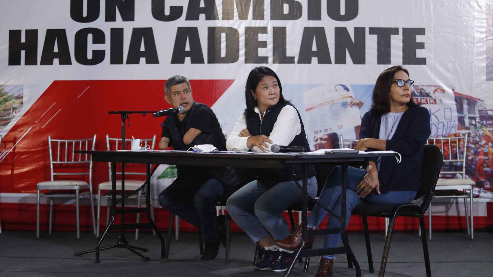 La candidata presidencial en Perú, Keiko Fujimori