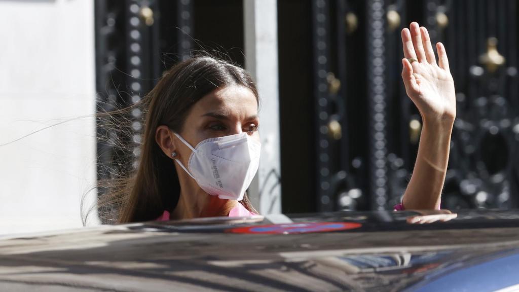 Letizia en su último acto público en Madrid.