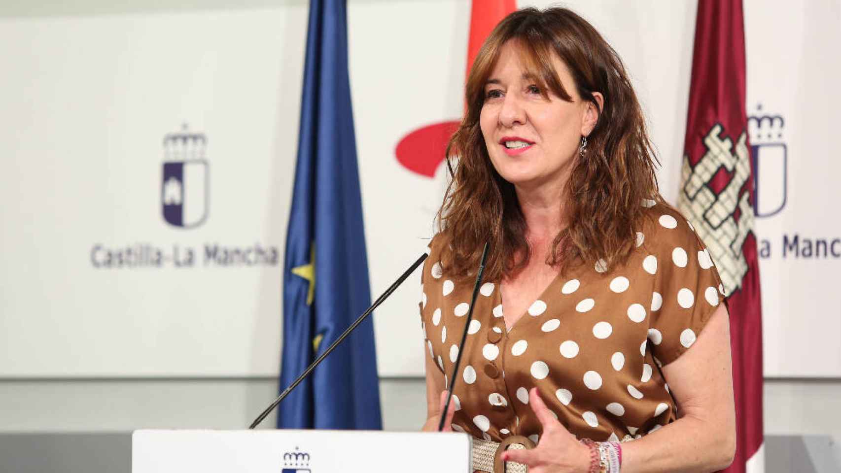 Blanca Fernández, portavoz del Gobierno de Castilla-La Mancha (Foto: Ó. HUERTAS)