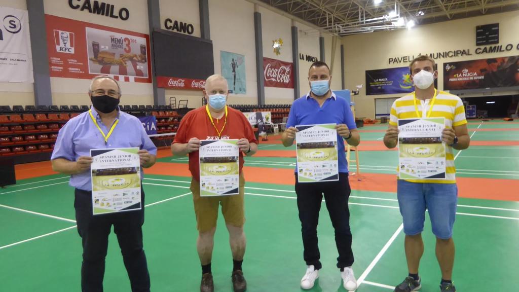 Ferran Feliu, Marcel Schormans, Dani Larsen  y Sergio Villalba han estado en el acto de presentación.