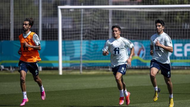 Tres jugadores de la Selección se entrenan este jueves en la Ciudad del Fútbol de Las Rozas