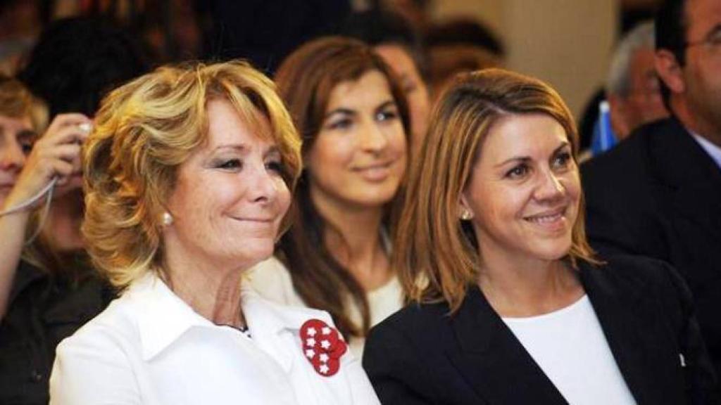 Esperanza Aguirre y María Dolores de Cospedal en una foto de archivo