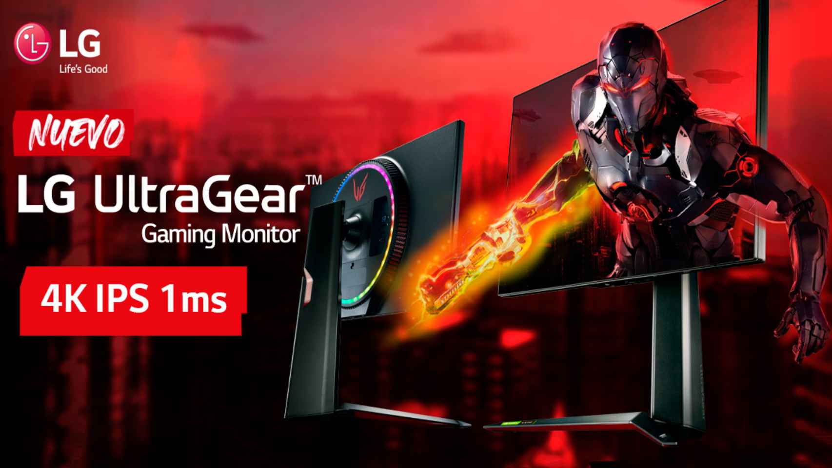 LG UltraGear 27GP950, el nuevo monitor gaming de la compañía.