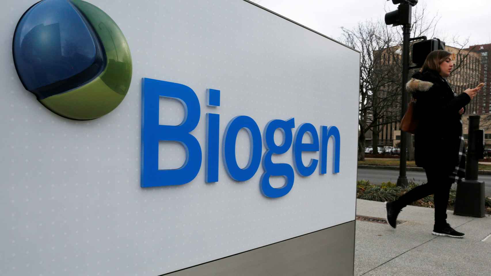 Cartel de Biogen.