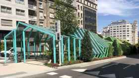 Proyecto Vigo Vertical en la calle Gran Vía de Vigo.