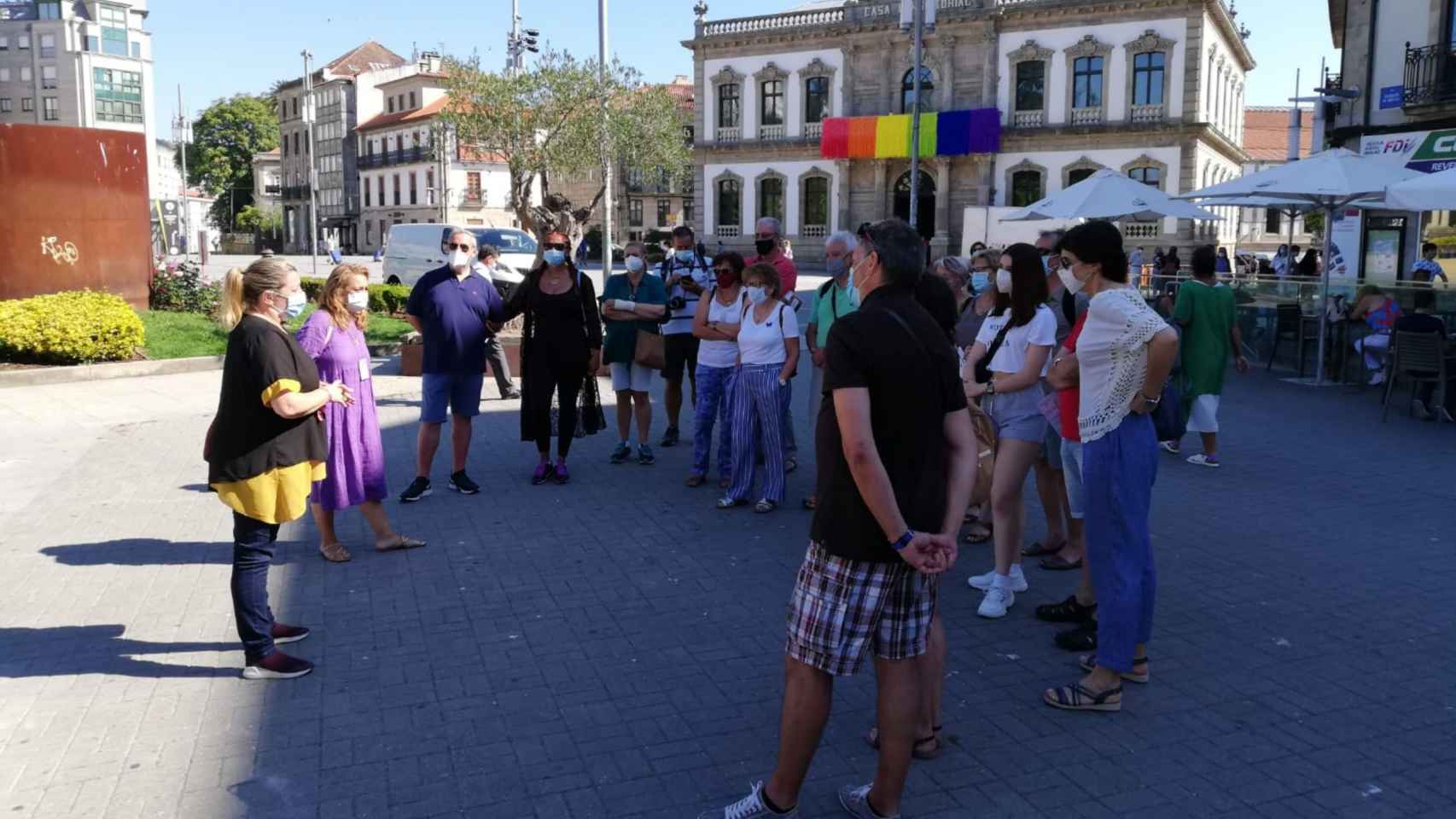 Turismo de Pontevedra realiza visitas guiadas por el centro histórico de la ciudad