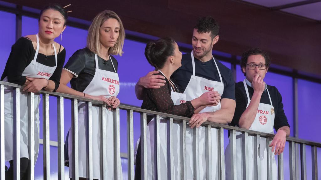 Ofelia y José hablando una prueba de eliminación de 'Masterchef'