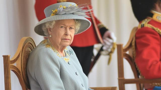 Isabel II en la celebración oficial de su 95 cumpleaños.