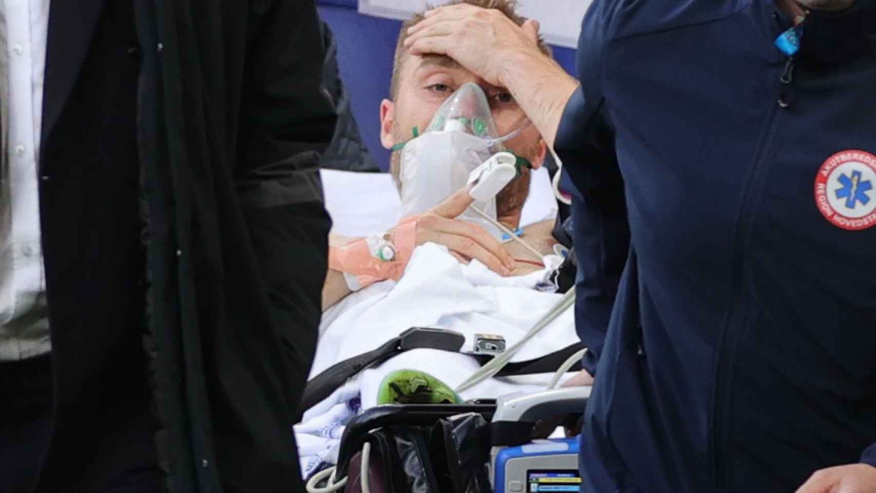 Christian Eriksen muestra síntomas de recuperación tras el colapso sufrido