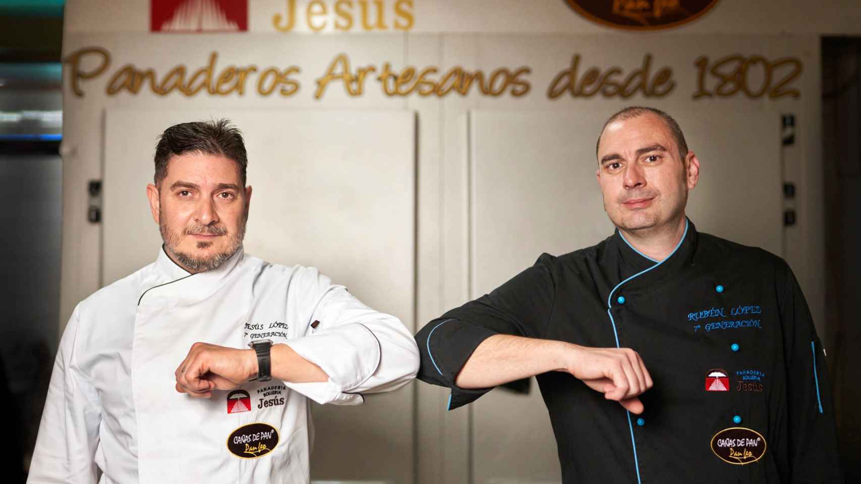 Jesús López y Rubén López, séptima generación de panaderos.