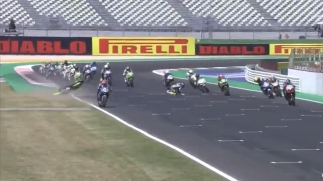 El accidente de Ton Kawakami en Misano