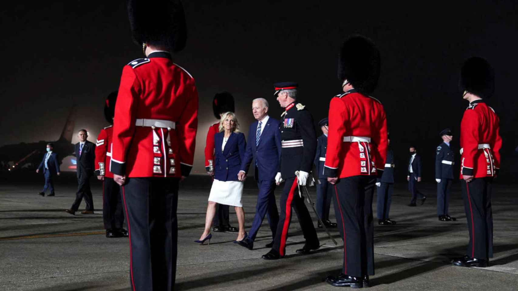 Joe Biden, a su llegada a Reino Unido el pasado 10 de junio.