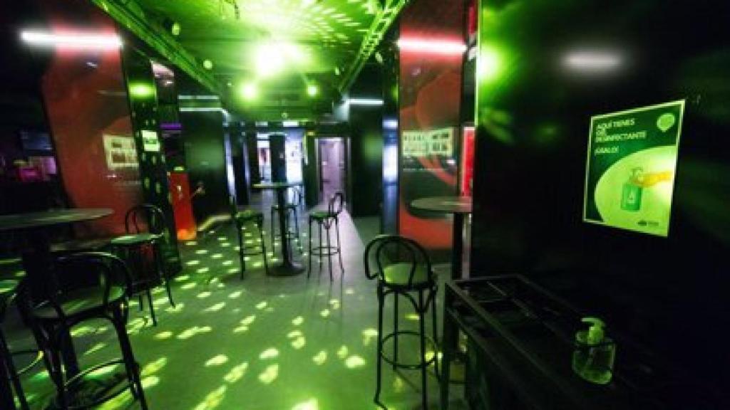 Interior de una discoteca de Madrid. Imagen de recurso.