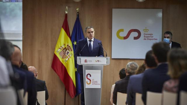 José Manuel Franco, durante su toma de posesión como presidente del Consejo Superior de Deportes