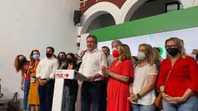 Juan Espadas comparece tras conocer los resultados de las primarias socialistas