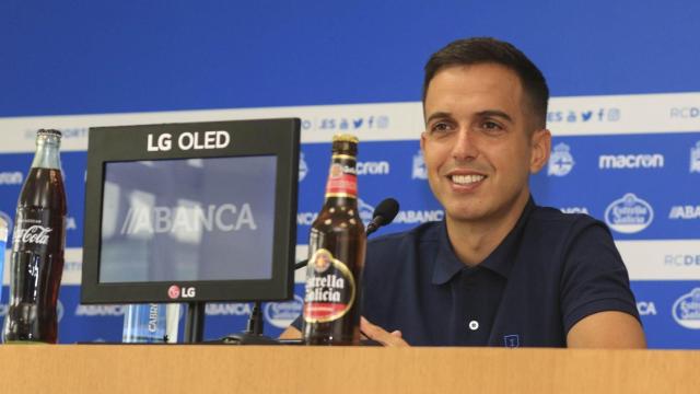 Borja Jiménez en rueda de prensa, en una foto de archivo.