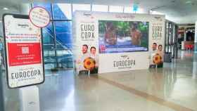 El Centro Comercial Gran Vía de Vigo celebra la Eurocopa con  una pantalla gigante
