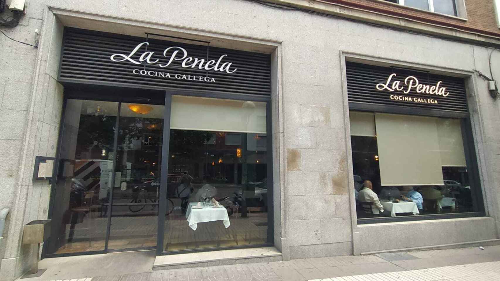 El restaurante La Penela, situado en el número 96 de la calle de Velázquez.